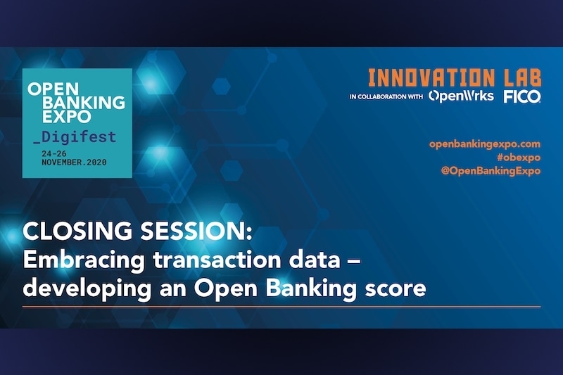 Poster - OBE Digifest 2020 - Embracing transaction data – developing an Open Banking score