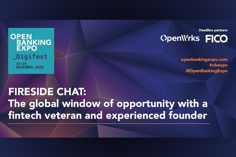 Poster - OBE Digifest 2020 - The global window of opportunity with a fintech veteran and experienced founder