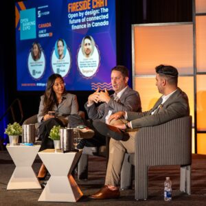 Plaid's John Pitts and Tangerine's Sunny Soin in a Fireside Chat at Open Banking Expo Canada 2025