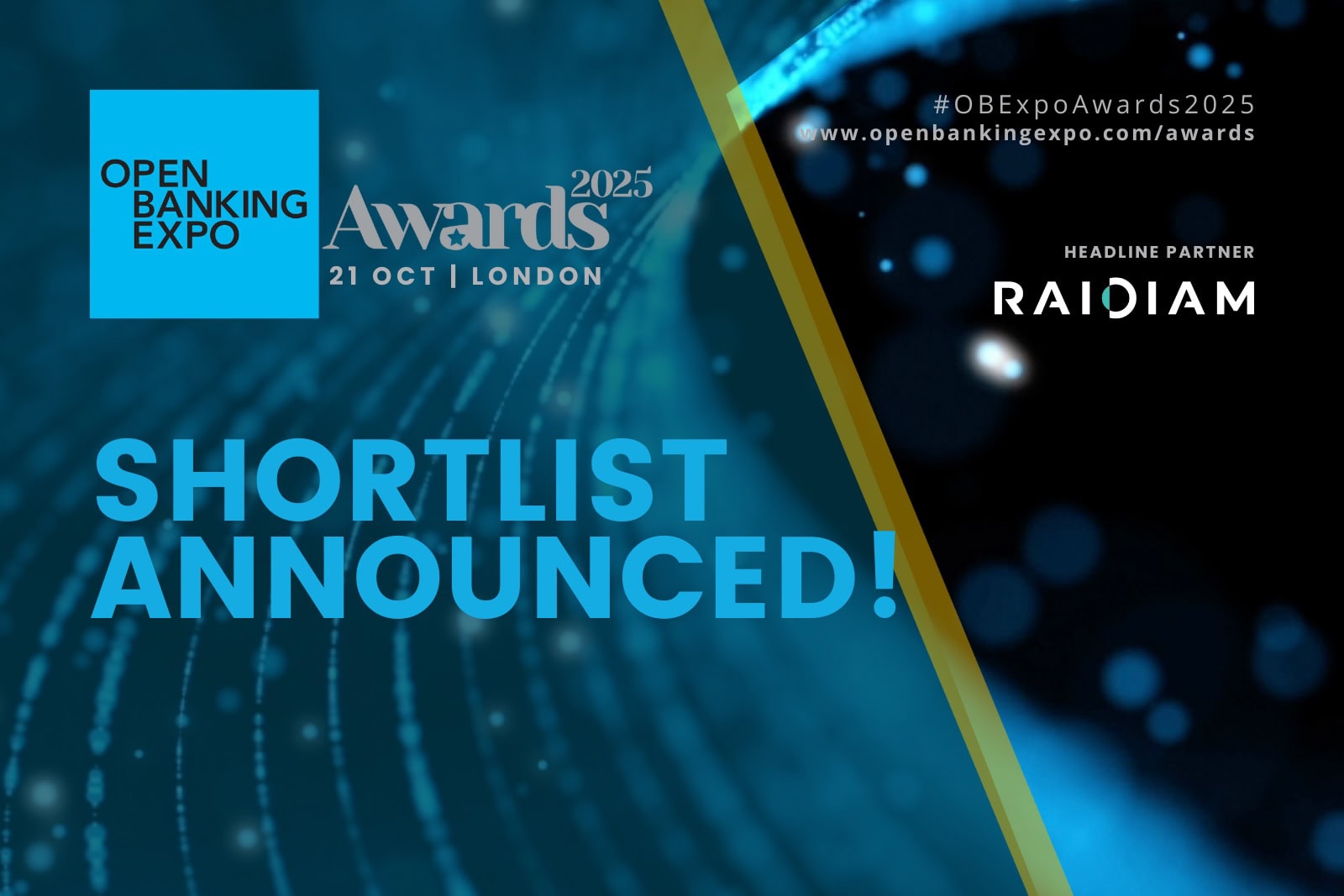 Open Banking Expo Awards 2025 shortlist announced