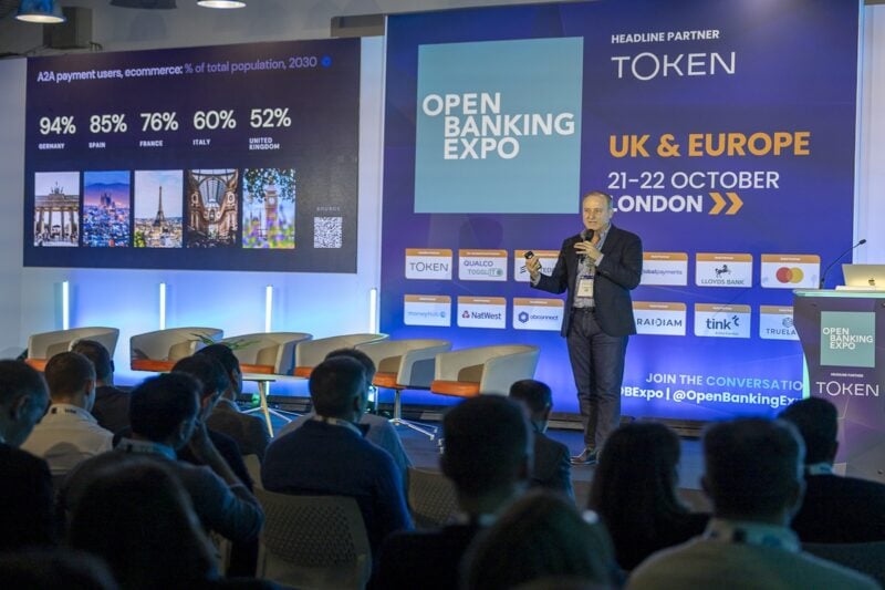 Todd Clyde, chief executive officer of Token.io speaking on the Main Stage at Open Banking Expo UK & Europe 2025