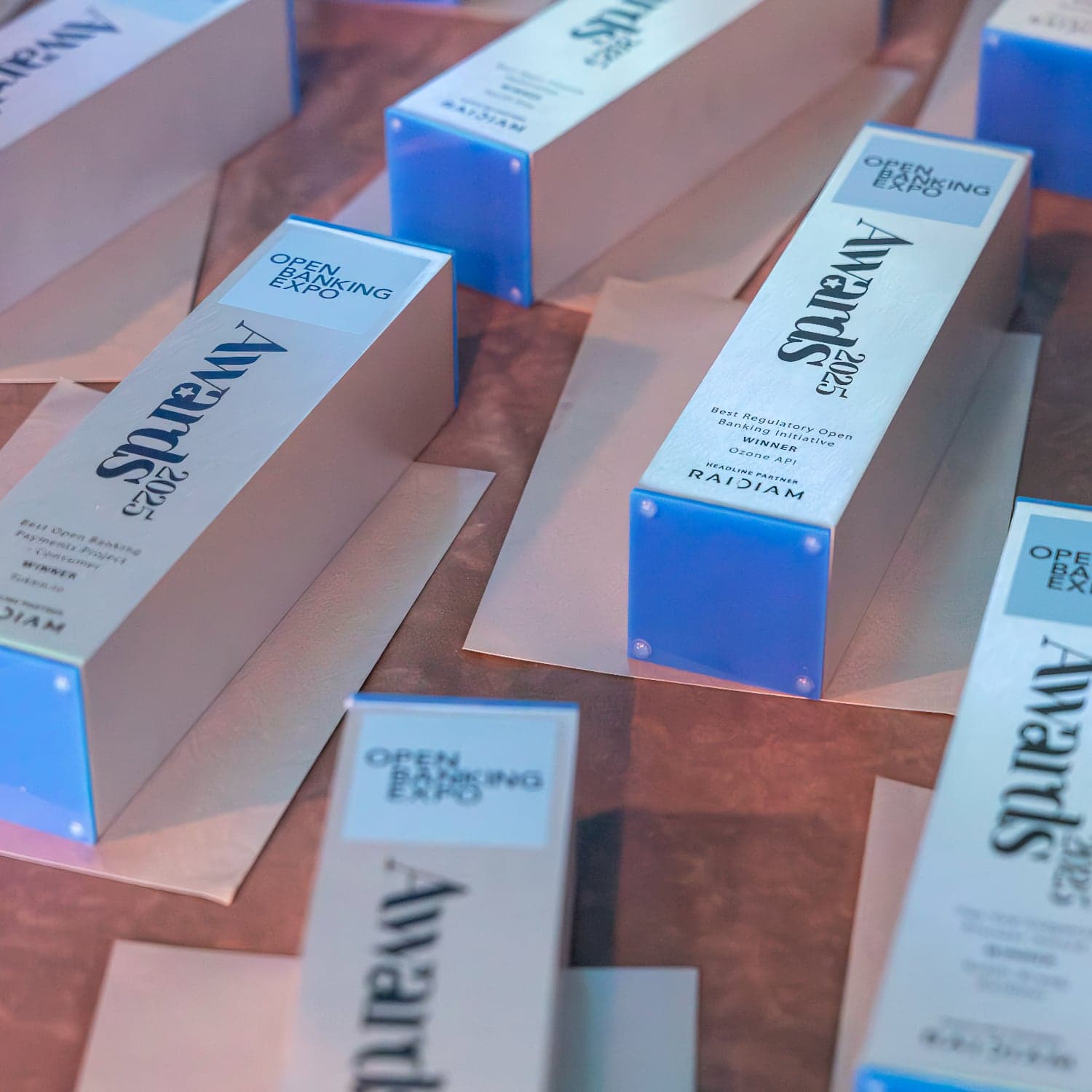 Open Banking Awards Trophies