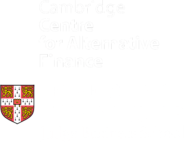 Cambridge Centre for Alternative Finance Logo White