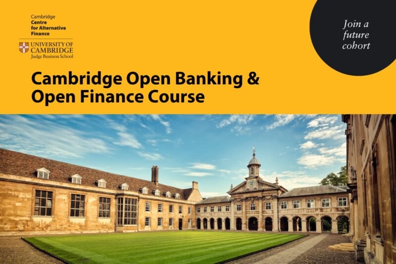 Cambridge Open Banking & Open Finance Course