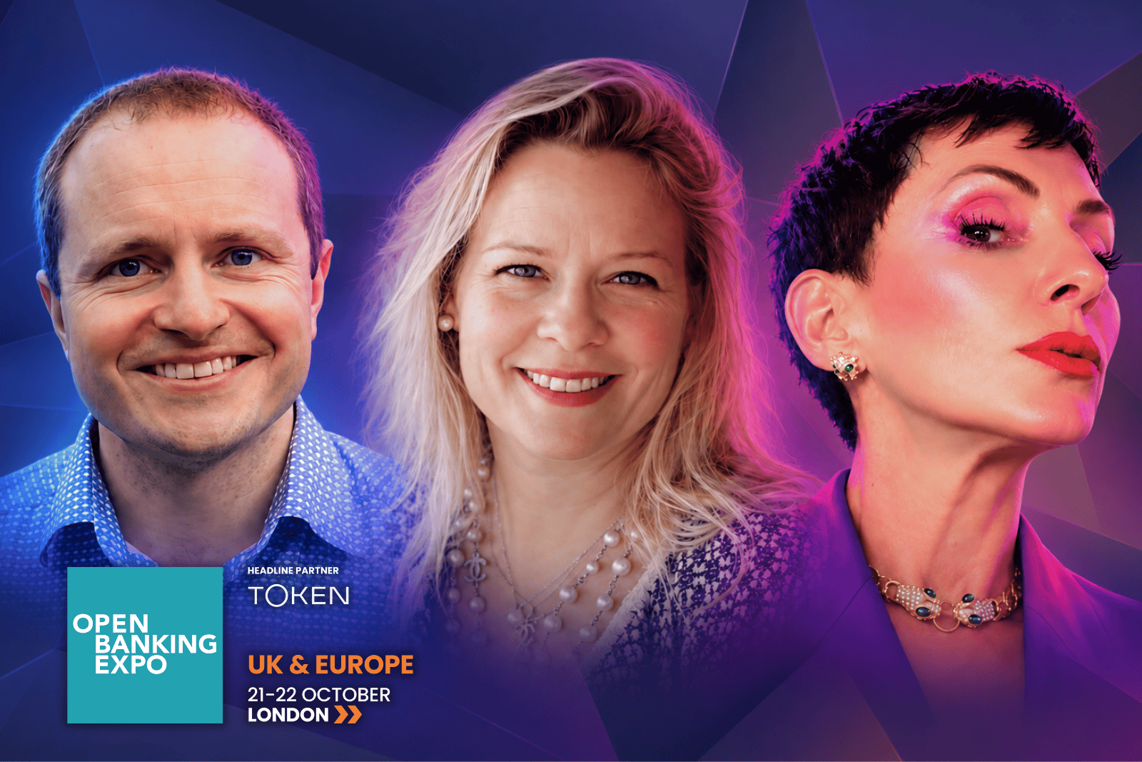 FCA's Andrew Self, Dr Ruth Wandhöfer and former Big Brother producer Maz Farrelly headline Open Banking Expo UK & Europe next week